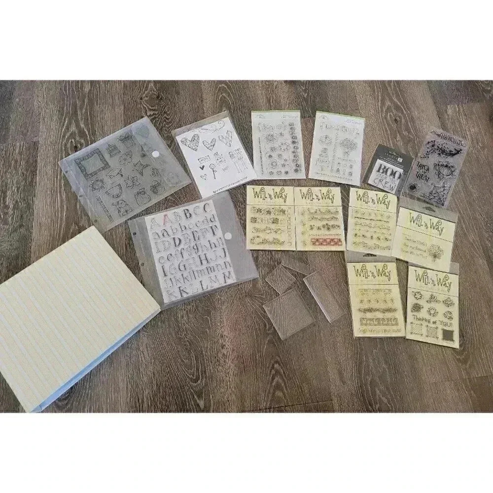 Will 'n Way Stamp kit‎ bundle alphabet, holidays, wedding, animals, flowers #r